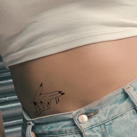 Gun Hands - Temporalis® Tattoo | Ephemeral, Vegan & Waterproof Tattoo - EU Certified Cosmetics - Lasts 15 days