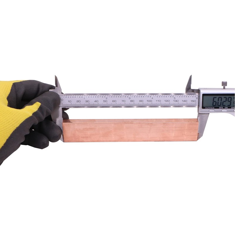 VERNUOS 3/8" x 1" C110 Copper Flat BAR 6" Long