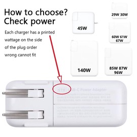 YSCLBAHUKE 96W Soft Silicone Charger Protector Case - for with MacBook Pro/Max 14 inch 2021-2026 (A3426 A3427 M5 A2442 M1, A2779 M2) Pro 16 inch 2019-2020 (Model A2141) - Power Adapter Cover,Black