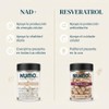 NUMO NAD+ y Trans-Resveratrol │Combo Longevidad │ 2 Frascos 60