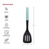 KitchenAid Classic Nylon Slotted Turner, 13.66-Inch, Aqua Sky