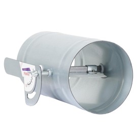 TOP-VIGOR 4 Inch HVAC Duct Manual Volume Damper, Galvanized Iron Airflow Control Backdraft Damper for ACS, Vents, Fans, Extractors, Range Hoods, Heating Systems, and Other HVAC Applications