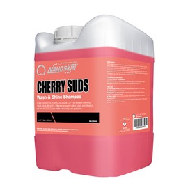 Nanoskin CHERRY SUDS Foaming Car Wash Concentrated Shampoo 5 Gallons for Foam Cannons, Foam Guns, Bucket Washes | Pressure Washer Safe, Cherry-Scented Soap | Ideal for Cars, Trucks, Motorcycles, RVs