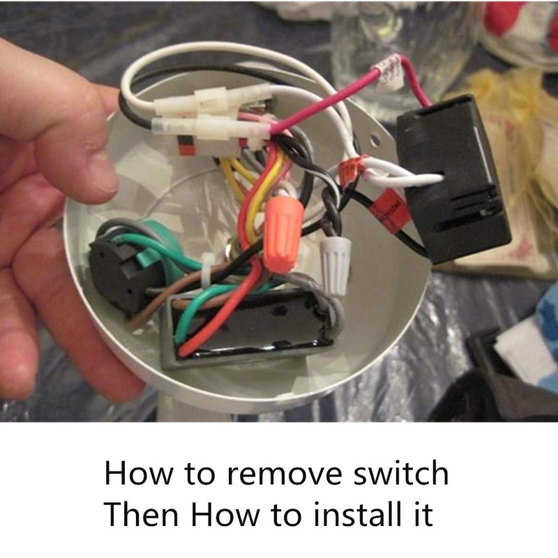 Ceiling Fan Switch 3 Speed 4 Wire ZE-268S6, ZING EAR