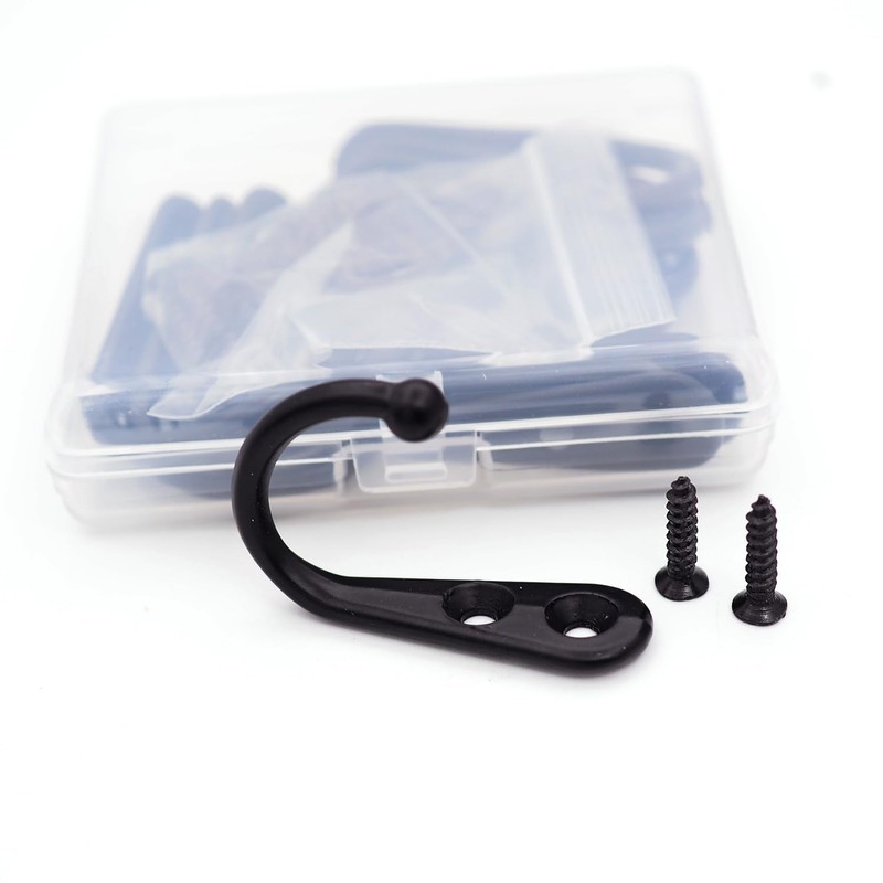 Hymyily 10pcs Zinc Alloy Wall Hanging Hooks Antique Hooks High