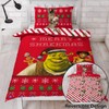 Character World Shrek Merry Single Duvet Cover and Pillowcase Set