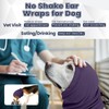 Nanaki Calming Hoodie Dog Ear Cover Purple,ML -Soft No Shake