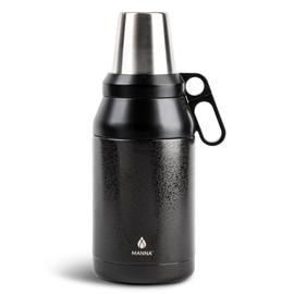 Manna Stack Stainless Steel Insulated Growler - 64 Oz - Onyx