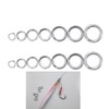 VGEBY Split Rings Stainless Steel Fishing Tackle Bait Double Circle