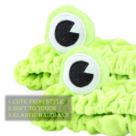 Make Up Headband Hair Band Face Wash Hair Bands Pack of 2 Elastic Hair Band Face Washing Head Wrap Women Hair Accessories Cosmetic Hair Band for Shower Skin Care