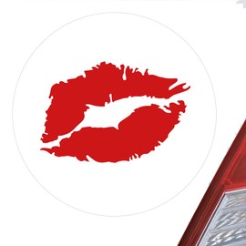 Huuraa Sticker Kiss Mouth Lips Gift Sticker 10 cm Kiss Mouth Gift Idea