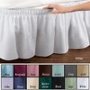Collections Etc Wrap Around Bed Skirt, Easy Fit Elastic Dust