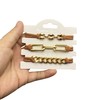 3 Pcs Bracelet Hair Ties, Ponytail Holders Cute but Strong