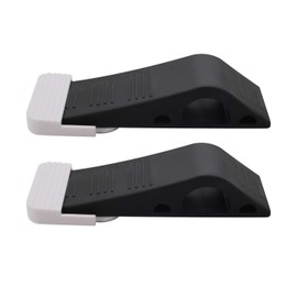 DEVMO 2 PCS Arch Bridge-Style Wind-Proof Door,Rubber Door Stopper Wedge Security Door Stops with Door Holder Compatible with All Floor Types and Carpet Heavy Duty Door Jam