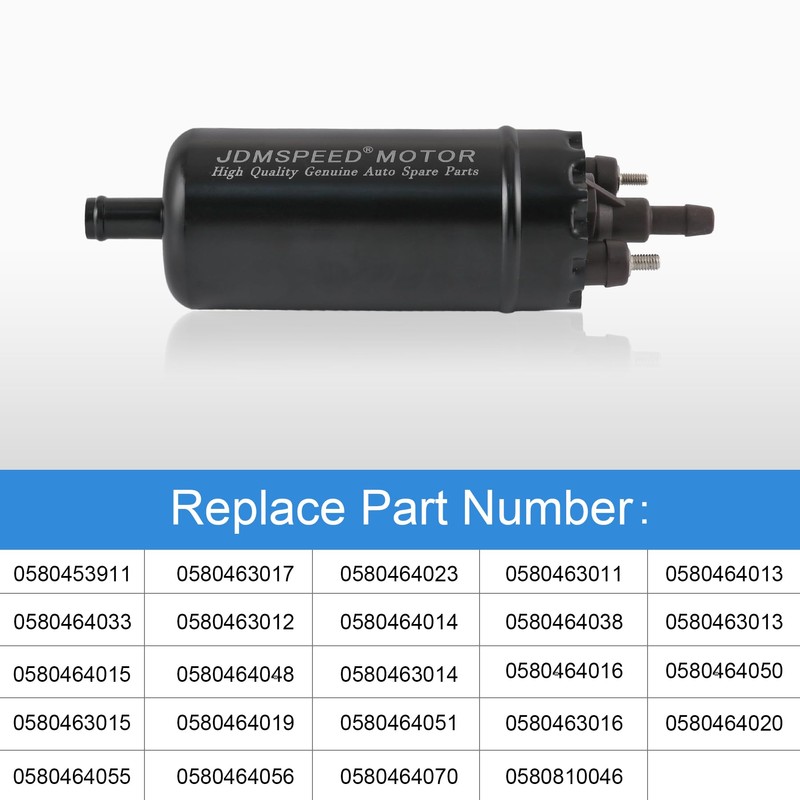 Universal External Inline High Pressure Fuel Pump 12V with Mounting