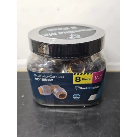 SharkBite Max 1/2" 8-Piece Push to Connect 90° Elbow UR248J8 1003422468