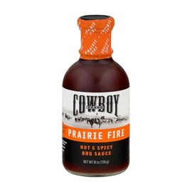 Cowboy Brand Barbecue Sauce, 18oz - Prairie Fire (Pack of 3)