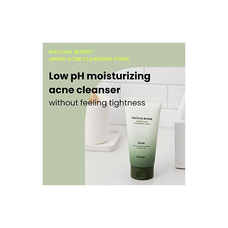 heimish Matcha Biome Amino Acne Cleansing Foam