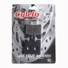 Cyleto Front and Rear Brake Pads for Suzuki AN400 AN