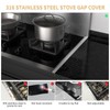MOFINO 316 Stainless Steel Stove Gap Covers,Stove Gap Filler,Range Trim