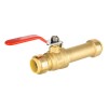 EFIELD 1/2" or 3/4" Slip Brass Full Port Ball Valve