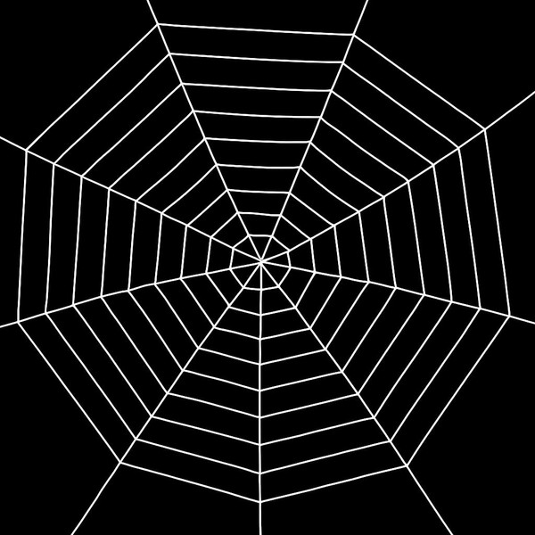 Giant Halloween Spider Web Decoration – Large Round Stretchy Cobweb