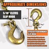 TKK 2-Pack Trailer Safety Chain - 35 Inch Chain with