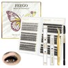 FEEGO 200D Lashes Extension Kit Thick Eyelash Extension Kit 10-20mm