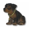 RAKSO Wobble Dog Rottweiler Wobble Figure H 17 cm Brown