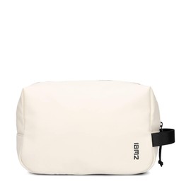 Zwei Hanging Toiletry Bag Cargo CAN50 Waterproof Cosmetic Bag for Women & Men, Travel Organiser Toiletry Bag with Hooks, Jewellery Compartment, Inner Pockets & Pen Flutes, 3 Litres, 25 cm, off-white,