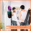2-Pack Black Hat Organizer for Wall/Door/Closet Storage, Holds 16 Baseball