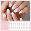 French False Nails Kit - 240Pcs Ombre Square Press on