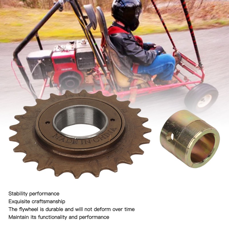 Bike Freewheel Adapter Set Professional 24T Single Speed Freewheel 24mm