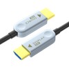 HongFlux 8K HDMI 2.1 Fiber Optic Cable 85Ft in Wall