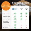 4.25 x 5.5 Rectangle Labels - Permanent, White Matte -