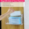 Evron Paper Towel Dispenser Countertop & Wall Mount Clear One-Hand