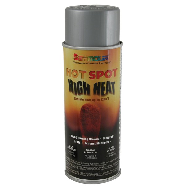 Seymour 16-1201 Hot Spot High Temperature Paints, Aluminium