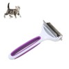 2 in 1 Pet Grooming Brush Washable Pet Dematting Comb