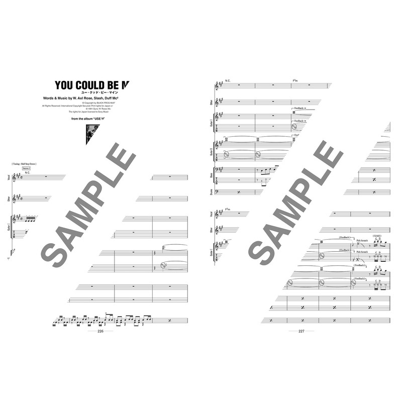 バンド・スコア　ガンズ・アンド・ローゼズ・コレクション［ワイド版］