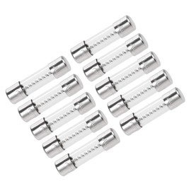 uxcell Automotive Cartridge Fuses 5A 250V 5x20mm Slow Blow Replacement for Cars Stereo Audio Alarm Amplifier Glass 10pcs