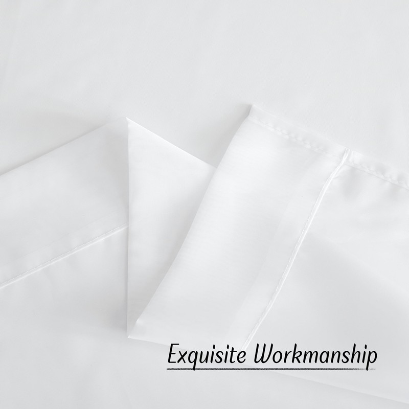 NICETOWN White Sheer Curtains 84 inches Long - Home Decoration