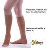 Allegro 15-20mmHg Essential 17 Sheer Support Open Toe Compression Sock