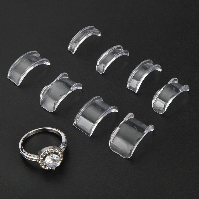 Pack of 16 Ring Reducer, Invisible Ring Size Adjuster for