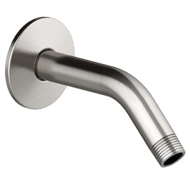 Design House 816660 Shower Arm with Escutcheon, Satin Nickel, 45 degrees