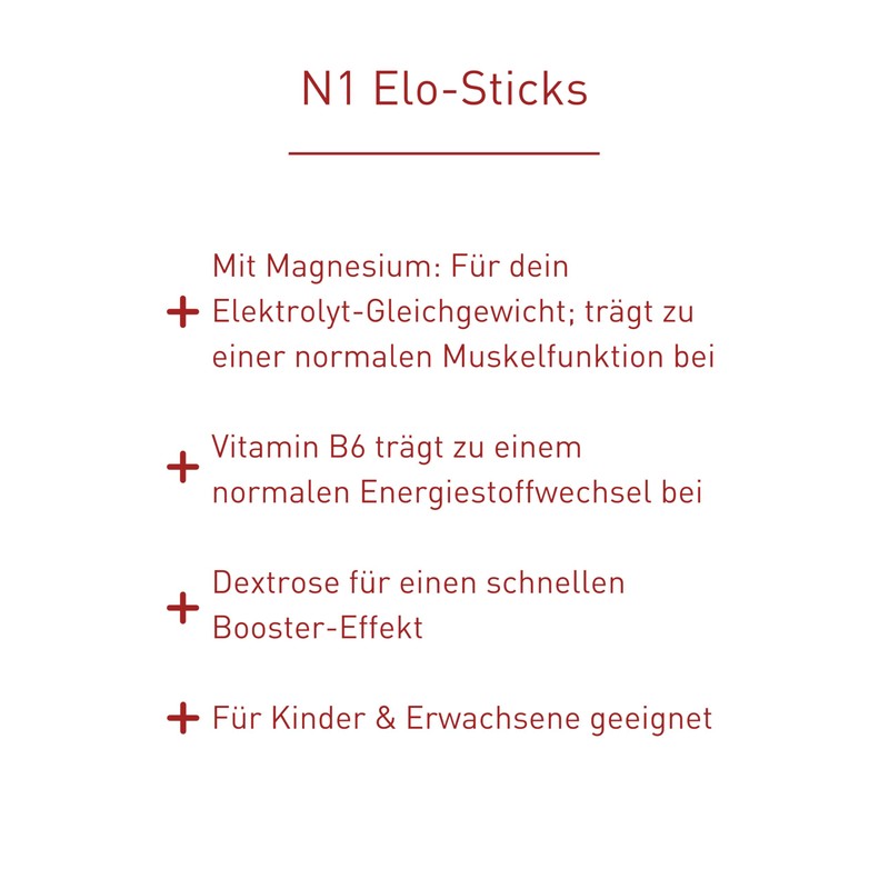N1 Elo-Sticks – Pack of 20 – Your Delicious Electrolytes