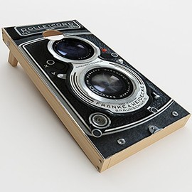 Skin Decal Vinyl Wrap for Cornhole Game Board Bag Toss (2xpcs.) Skins Stickers Cover / Camera- Rolleicord