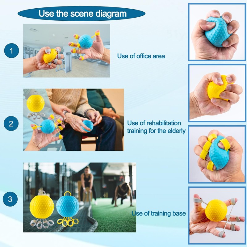 Finger Strengthener, Therapy Hand Ball