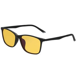 Aroncent Men's Glasses with UV Protection 400 Anti-Fatigue Blue Lens Protection Eye Protection Ultra Light Choice of Colours, Base Metal