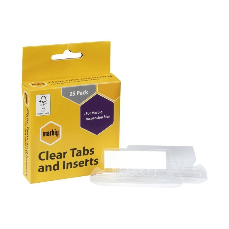 Marbig Tabs and Inserts Box 25