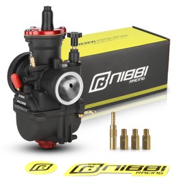 NIBBI Carburetor PWK 28mm Motorcycle, 200cc-250cc Power Carb With Carb Jets, Fit GY6 Engine Dirt Bike Mini Bike SSR TTR Apollo HAWK250 TaoTao ATV